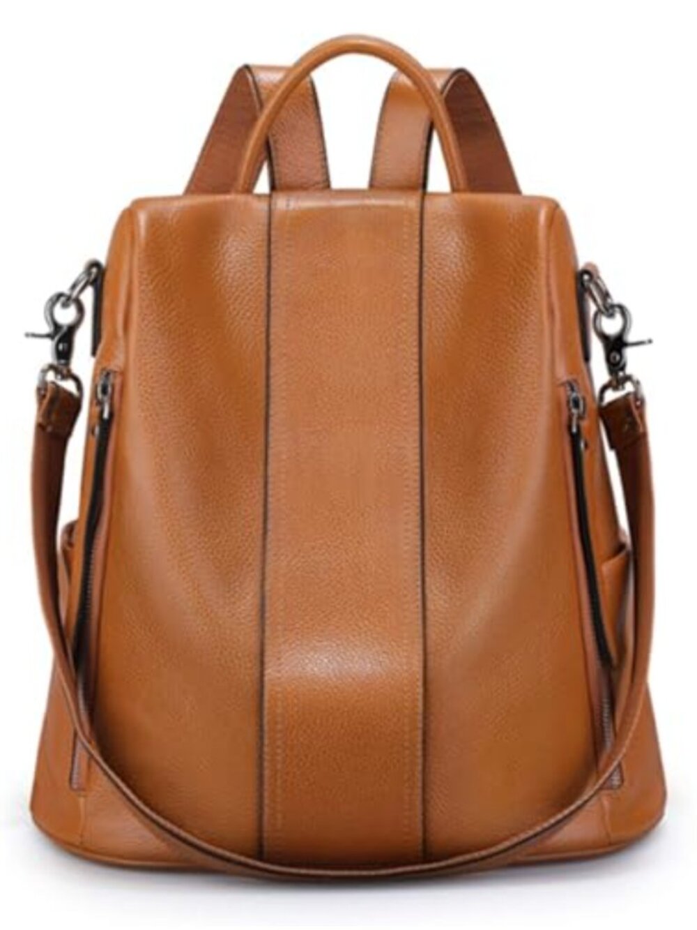 Genuine Leather Backpack Purse Anti-Theft Rucksack Shoulder Bag